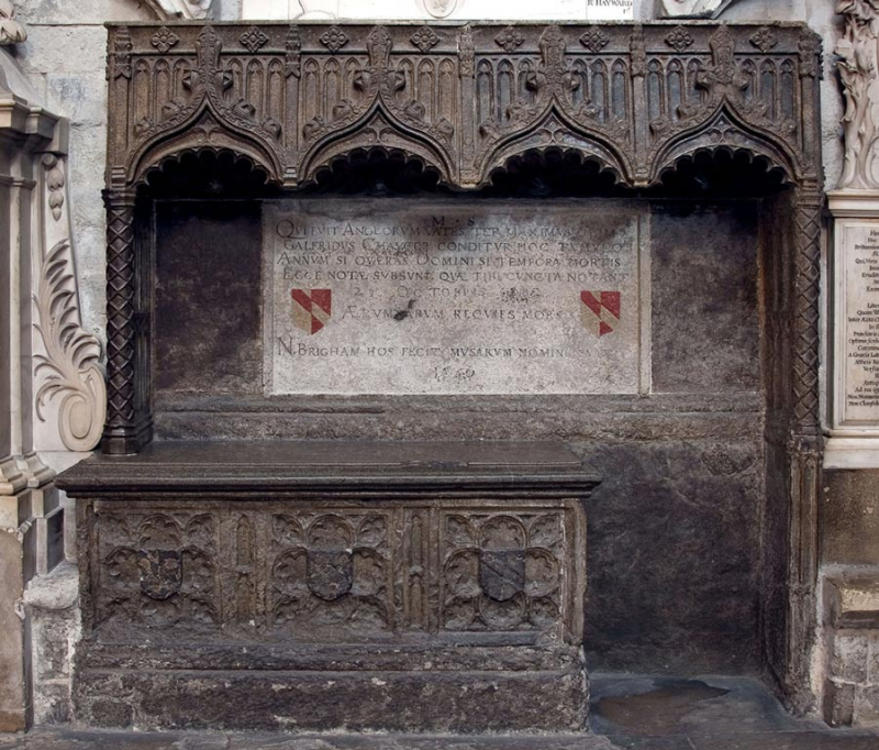 The tomb of Geoffrey Chaucer -pinterest.com