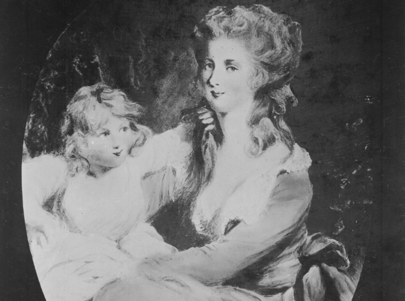 Peggy Shippen and her child -commons.wikimedia.org