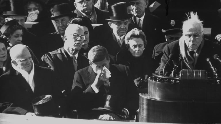 Photo: John F. Kennedy's inauguration - biography