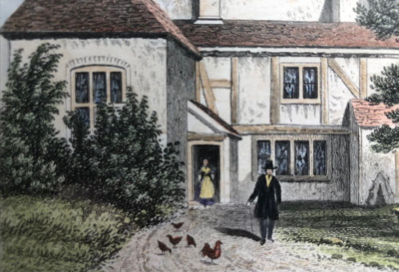 Alexander Pope's home at Binfield, near Windsor Forest, Berkshire -Photo: etsy.com