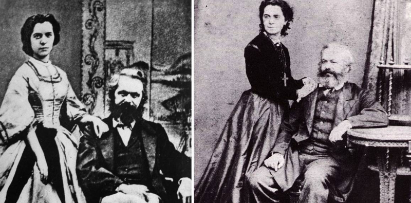 Karl Marx and his wife Jenny Von Westphalen (Photo: Flashback)