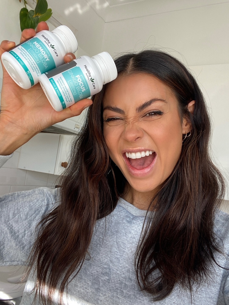 @eileencassidy_ loves teaming Ginkgo Focus and Ginkgo Memory capsules to help with cognitive function and relieving mild stress and anxiety.  Photo: Healthy Care