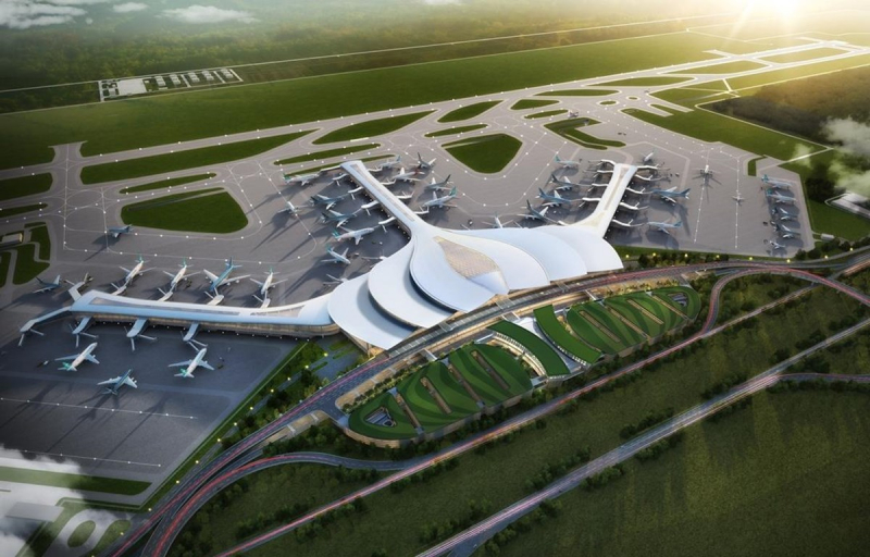 Vietnam Long Thanh International Airport Passenger Terminal. Photo: m.netnews.vn