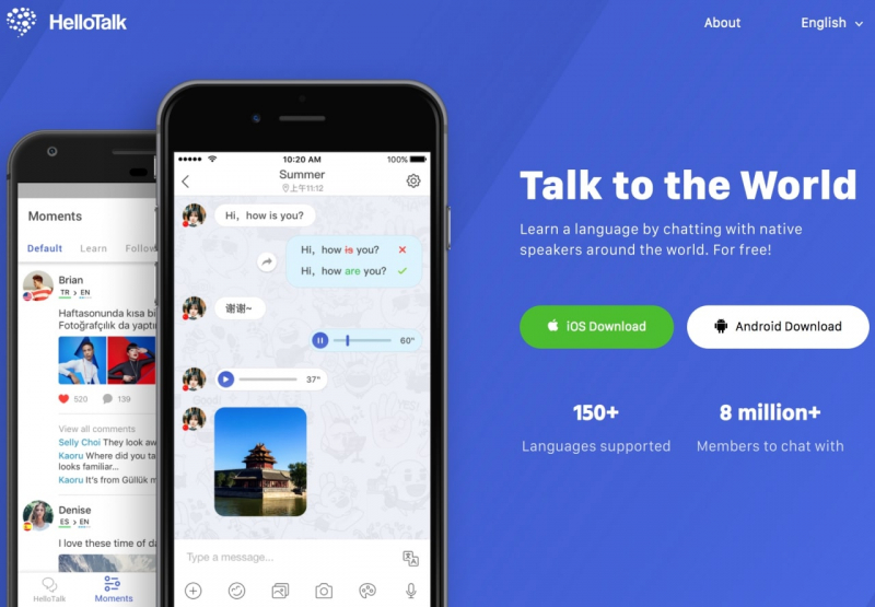 HelloTalk: Helping users learn foreign languages from other people. Source: wbstraining