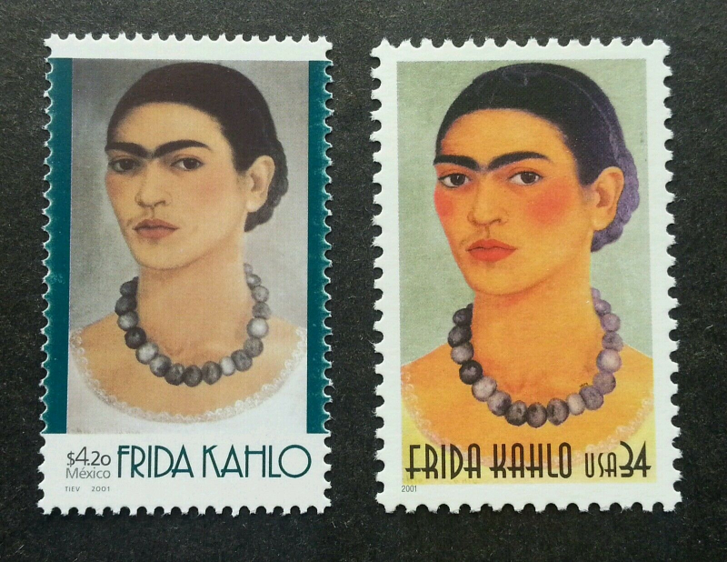 Frida Kahlo Postage Stamps -- www.amazon.com