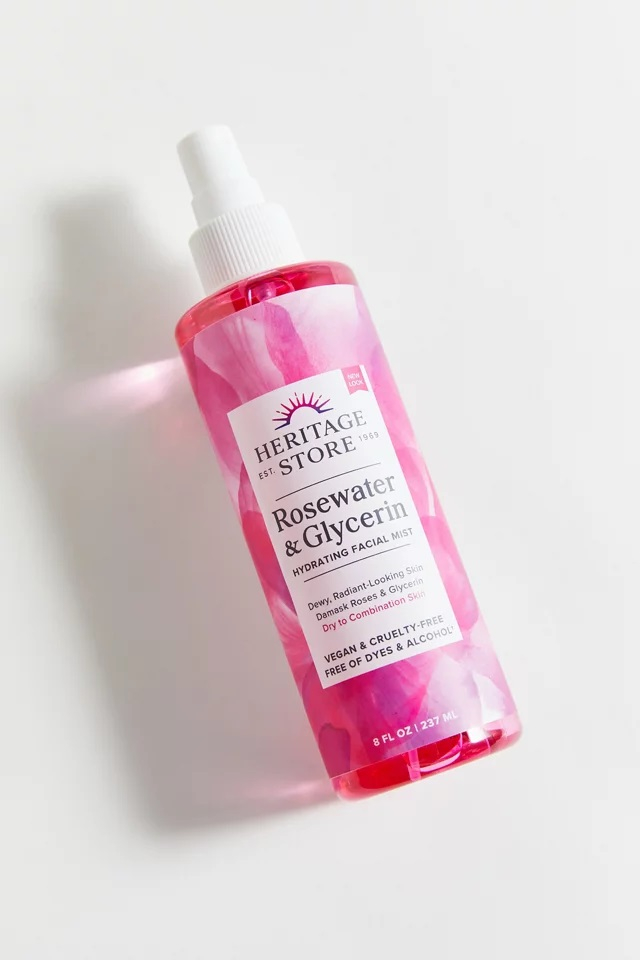 Heritage Store Rose Water Refreshing Facial Mist. Photo: urbanoutfitters.com