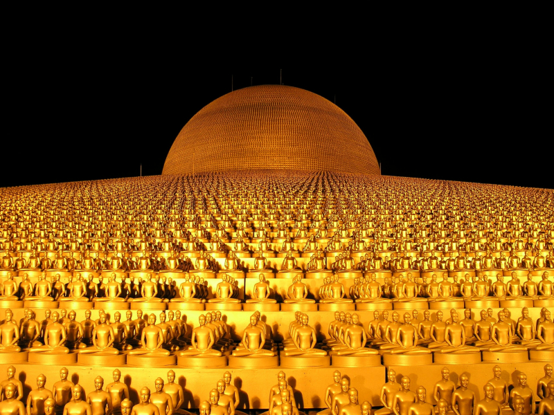 Photo by Pixabay: https://www.pexels.com/photo/gold-colored-buddhas-dome-building-50541/