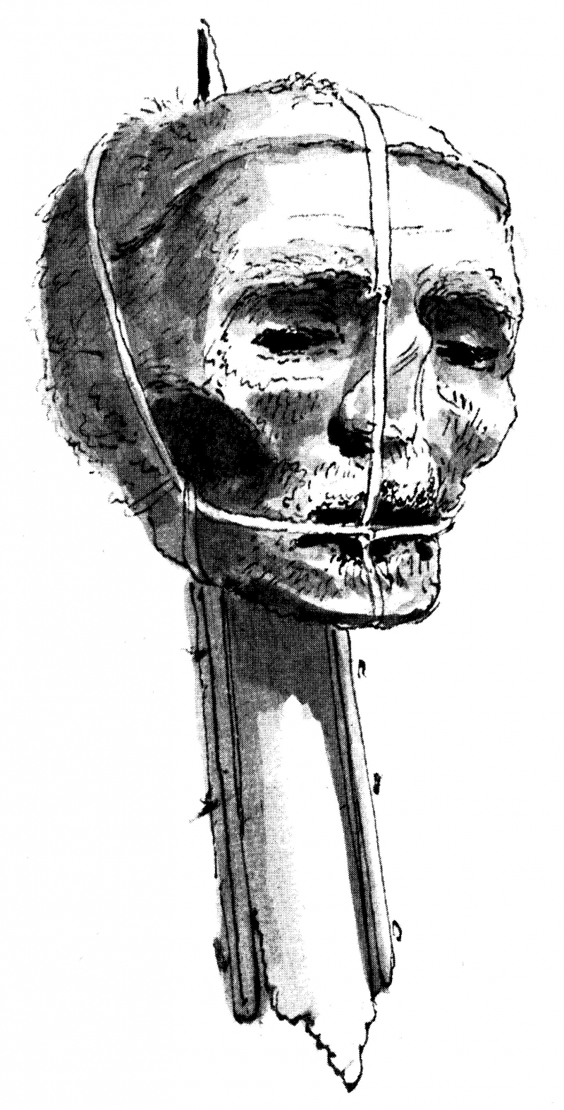 Photo:  Wikipedia - Oliver Cromwell's head