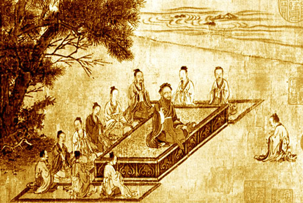 Photo: Confucious and his followers - theepochtimes