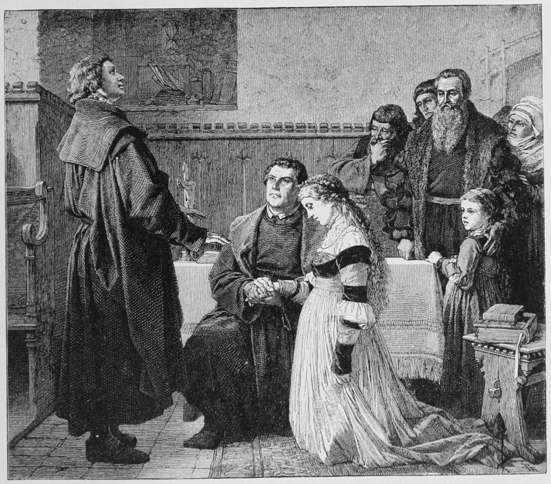 The wedding of Martin Luther to Katharina von Bora - Photo: commons.wikimedia.org