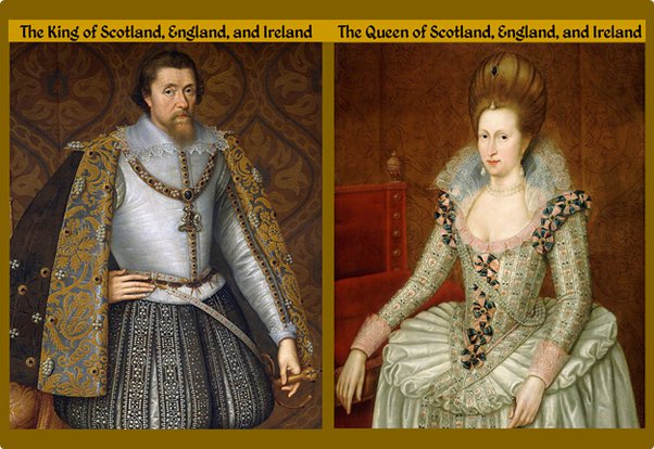 James I & Elizabeth I - Photo: https://www.quora.com/