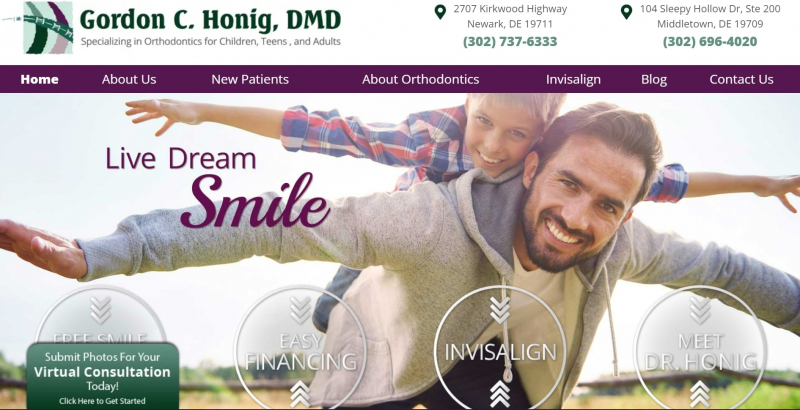 Honig Orthodontics. Photo: screenshot