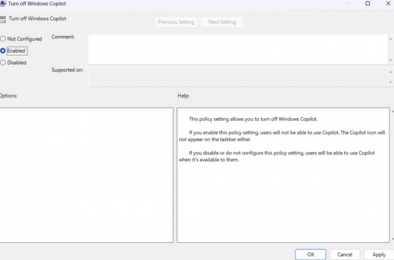 How to Completely Disable Copilot via Group Policy Settings