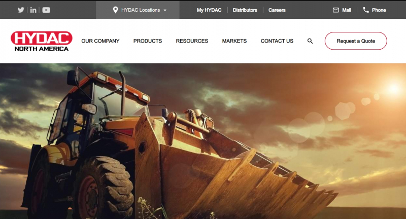 HYDAC Technology Corporation Website