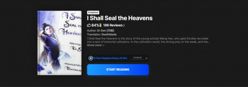 Screenshot of https://www.wuxiaworld.com/novel/i-shall-seal-the-heavens