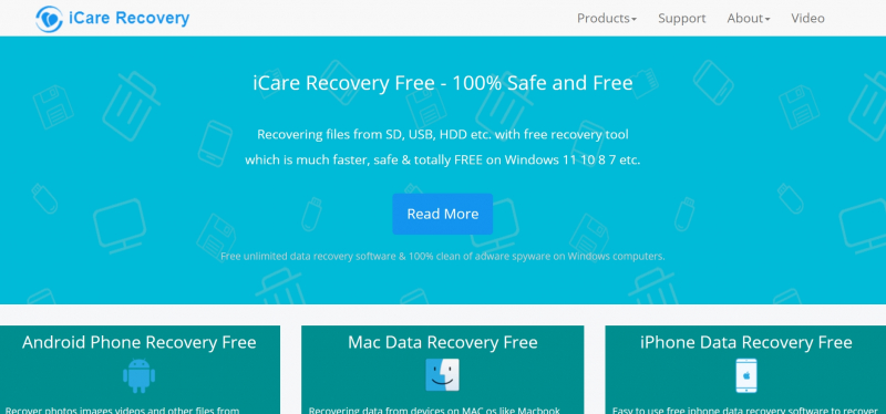 Screenshot via https://www.icare-recovery.com/