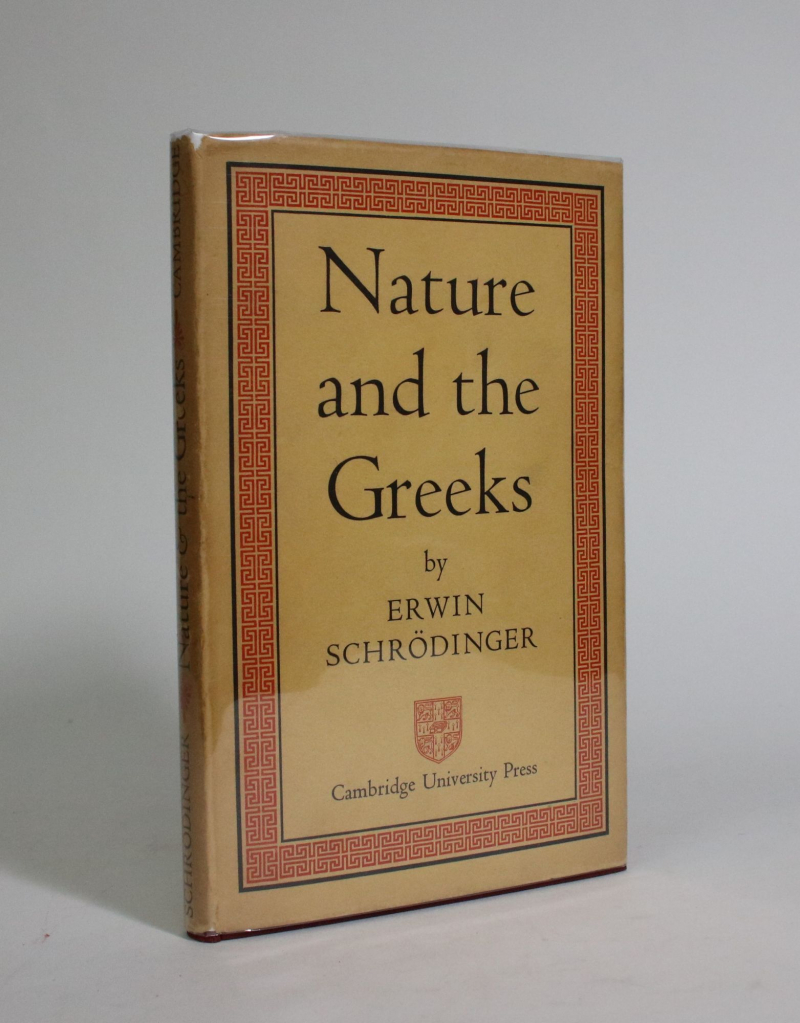 Photo: Nature and The Greeks by Erwin Schrödinger,abebooks.com