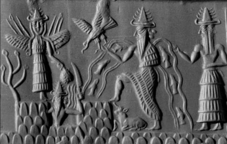 Enki is the Sumerian god of water, knowledge, crafts, and creation -worldhistory.org