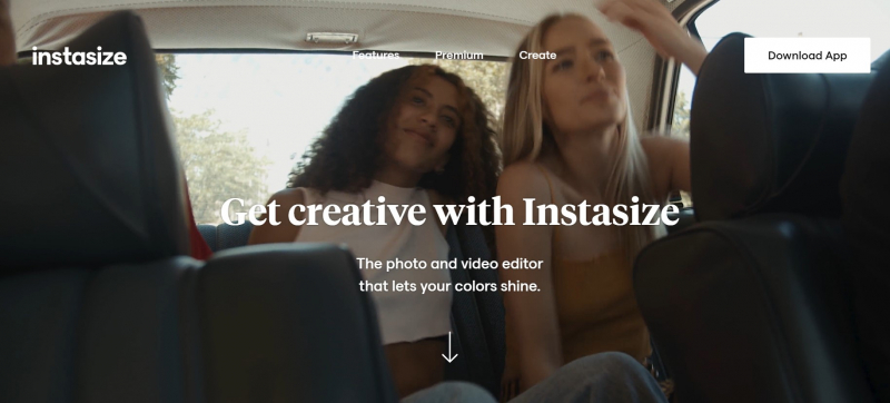 InstaSize - Easy to navigate photo editing app