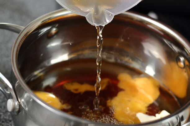 Instead of adding eggs to the poaching water, add water to the eggs