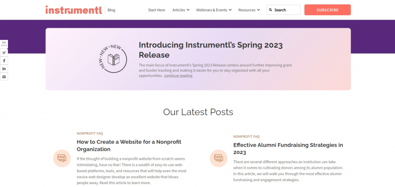 Screenshot of https://www.instrumentl.com/