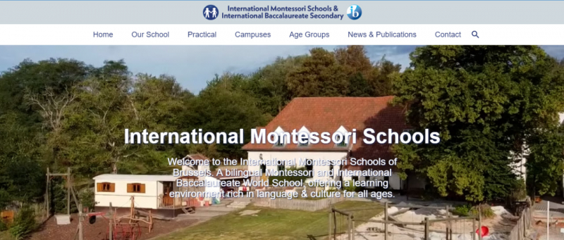 Screenshot of https://international-montessori.org/