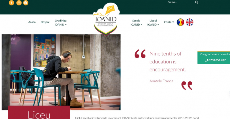 Screenshot of https://www.ioanid.com/