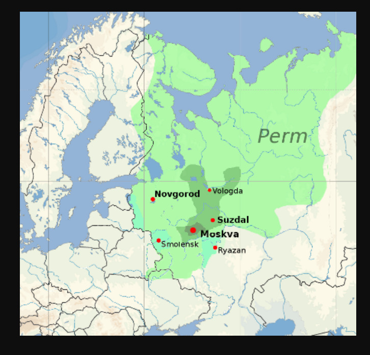 Territory acquired under Ivan III - Photo: wikipedia.com