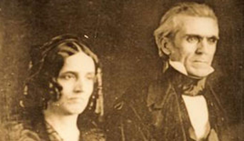 Photo: James Knox Polk and His Wife - millercenter