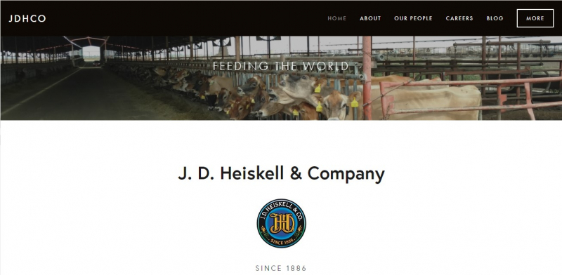 Official website of J.D. Heiskell - Screenshot photo