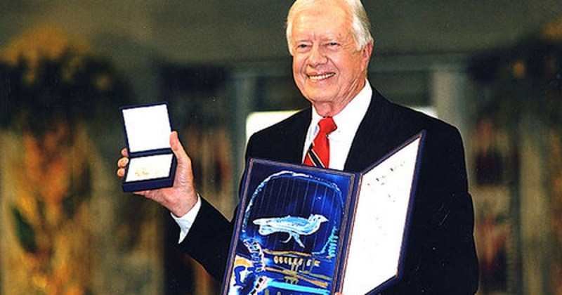Photo: Jimmy Carter wins Nobel Peace Prize - ajc