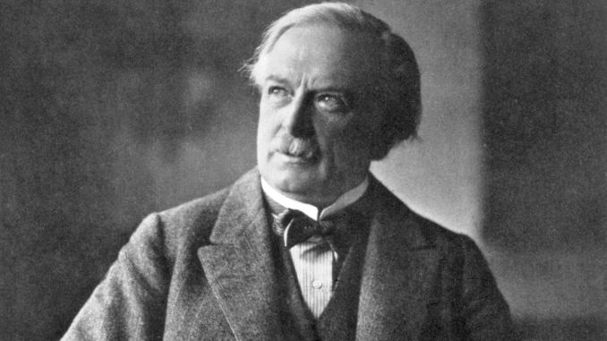 Photo: Chancellor of the Exchequer Lloyd George - nghiencuuquocte
