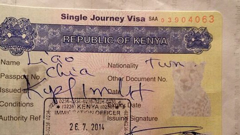 usa visit visa requirements from kenya