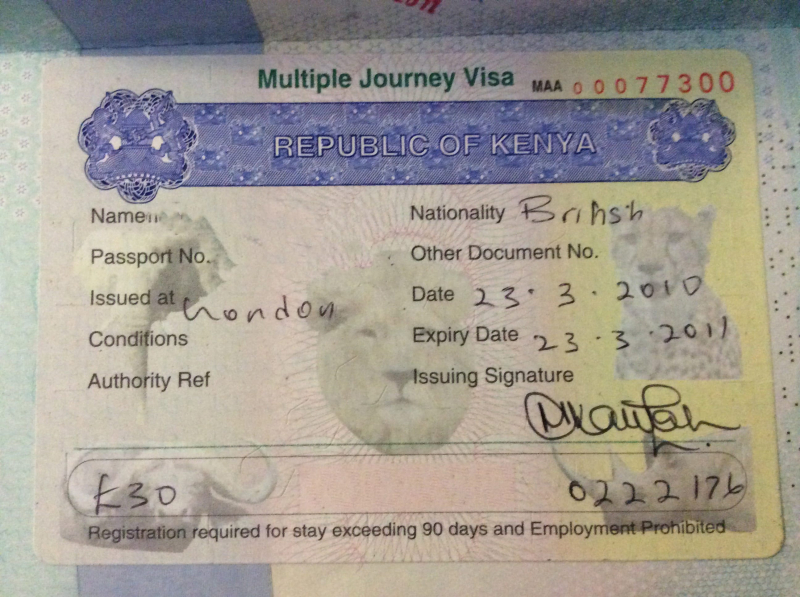 usa visit visa requirements from kenya