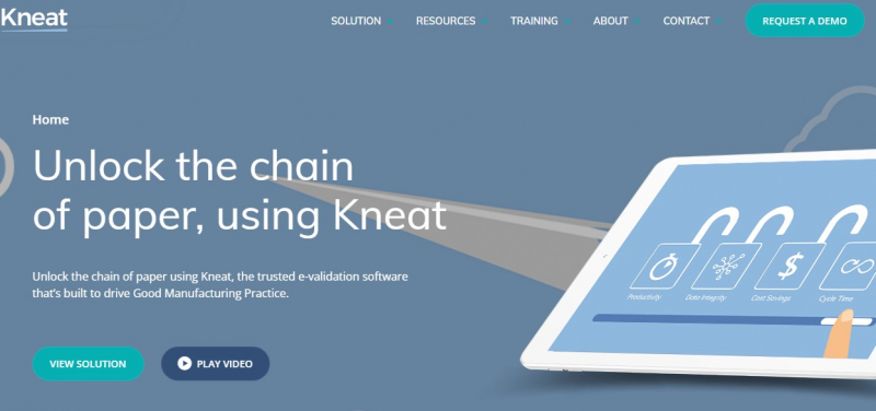 Screenshot of kneat.com