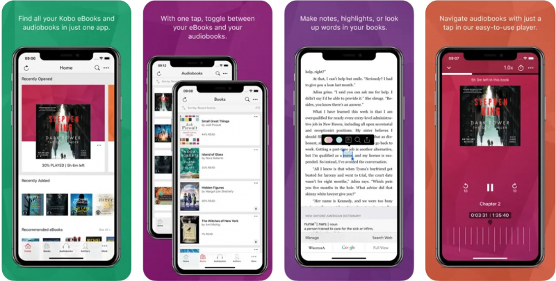 Screenshot of https://apps.apple.com/us/app/kobo-books/id301259483