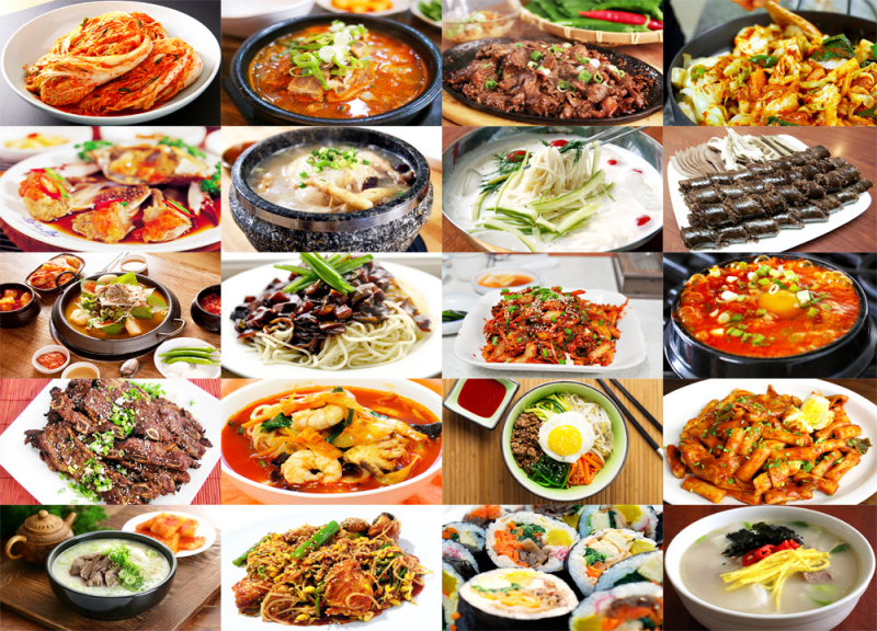 Korea has a diverse cuisine
