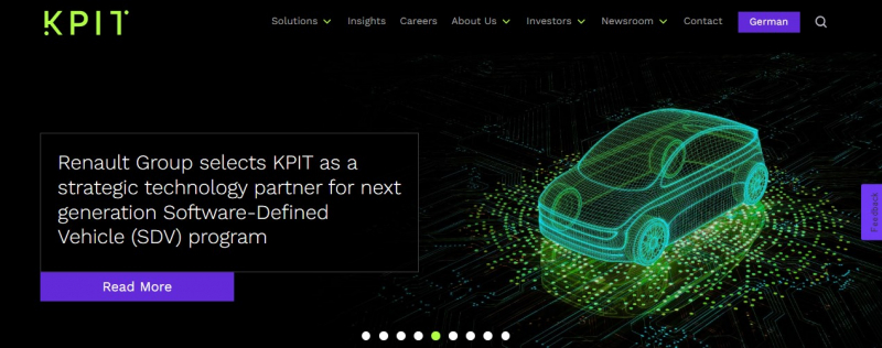 Screenshot of kpit.com
