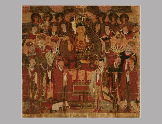 Bodhisattva Kshitigarbha (Savior of Creatures both in Heaven and Hell) -  국립중앙박물관