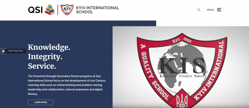 Screenshot of https://kyiv.qsi.org/