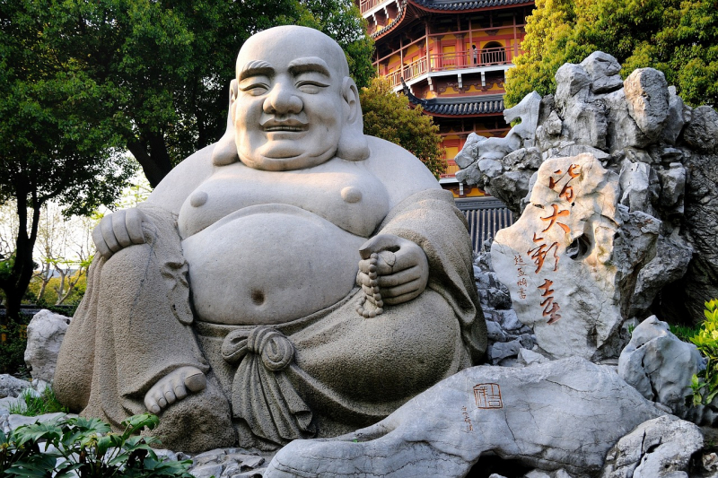 Laughing buddha, Statue, China - Photo on Pixabay (https://pixabay.com/photos/laughing-buddha-statue-china-1876038/)