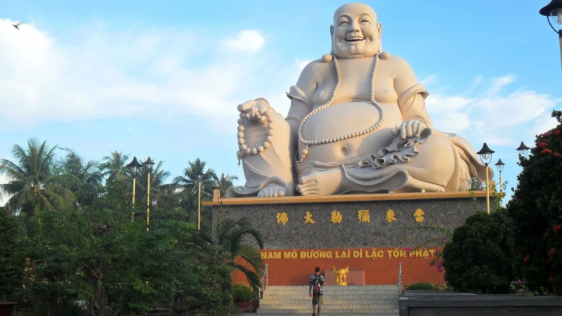 Statue of Bo Dai, Vinh Trang Pagoda - Creative Commons: Milei.vencel