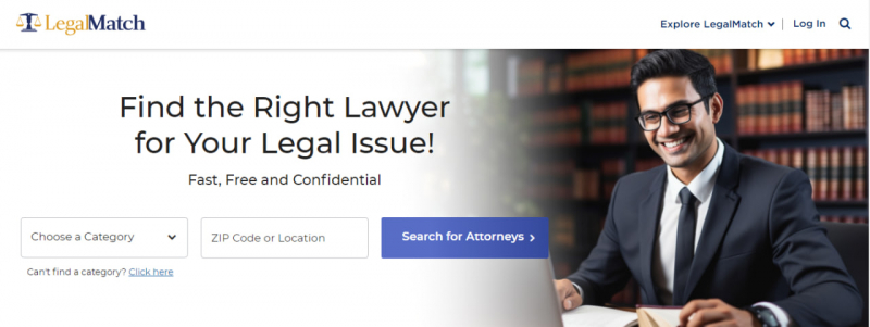 Screenshot of https://www.legalmatch.com/