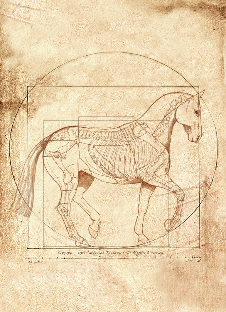 Photo: Leonardo’s Study of horses, c. 1490 - saatchiart.com