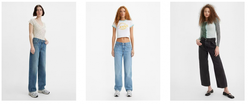 Screenshot of https://www.levi.com/US/en_US/clothing/women/jeans/c/levi_clothing_women_jeans/facets/feature-fit/baggy