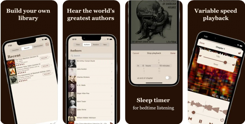 Screenshot of https://apps.apple.com/us/app/librivox-audio-books/id596159212