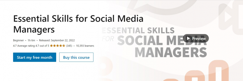 Screenshot of https://www.linkedin.com/learning/essential-skills-for-social-media-managers