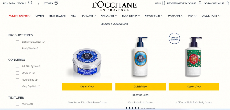 L’Occitane Shea Butter Rich Body Lotion,https://www.loccitane.com/en-us/