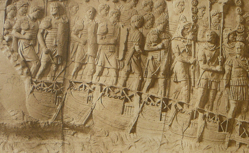 Roman depictions of legionaries wearing lorica segmentata, 2nd century AD -en.wikipedia.org