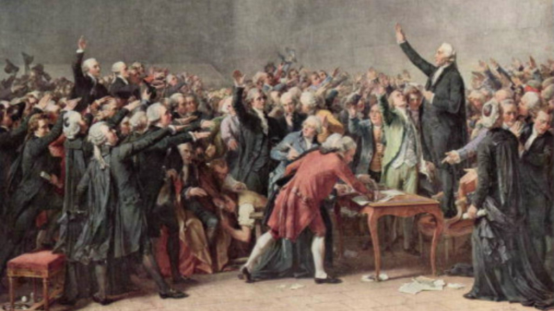 The Tennis Court Oath - The French Revolution